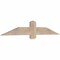 Ekena Millwork Eugene Smooth Timber Gable Bracket, Douglas Fir, 60"W x 10"H x 1 1/2"D x 5 1/2"F, 4/12 Pitch GBW060X10X0206EUG00SDF - alternate 2